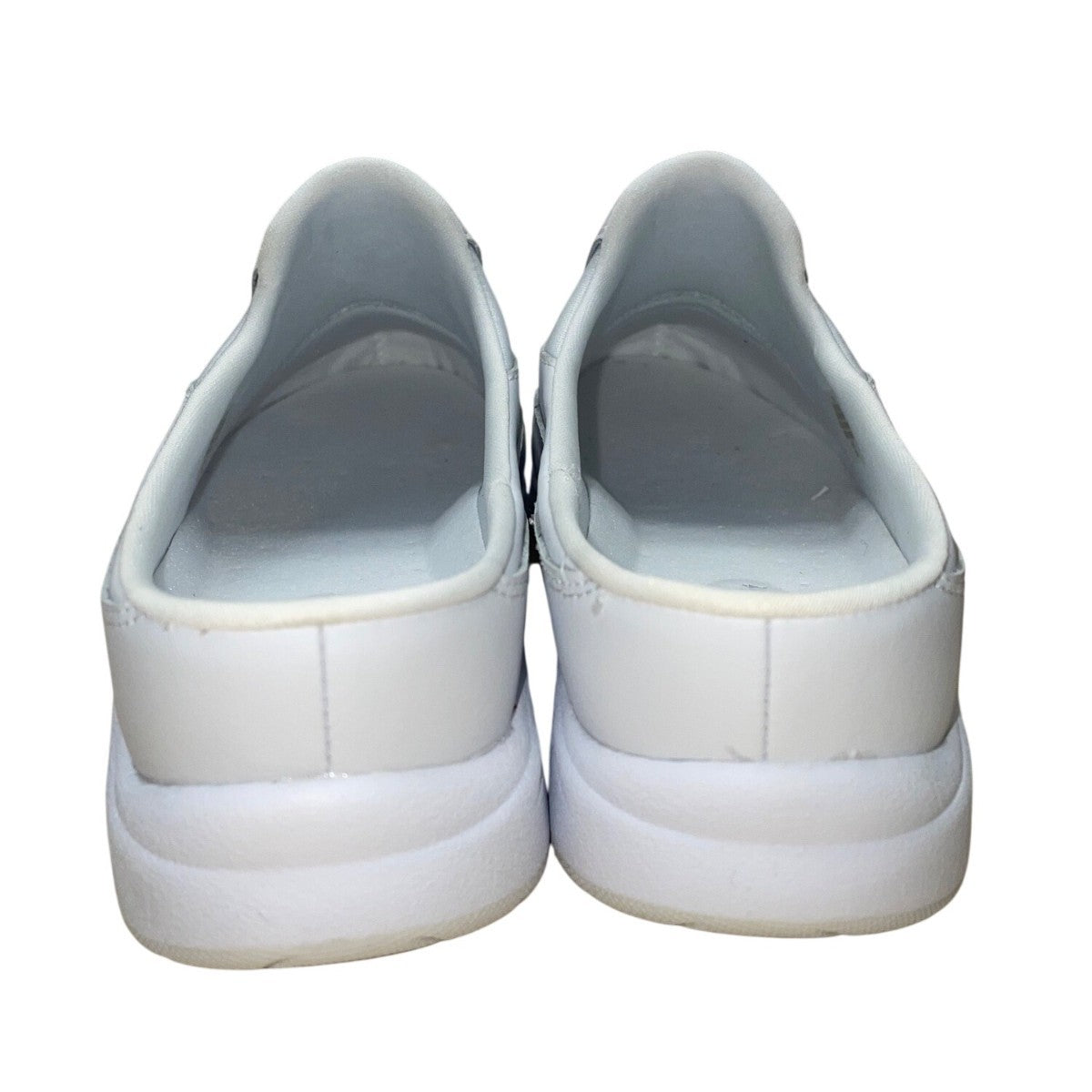 Easy Spirit Women’s White Leather Tourguide Slip-On Mules Shoes Size 11M