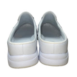 Easy Spirit Women’s White Leather Tourguide Slip-On Mules Shoes Size 11M