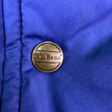 L.L. Bean Mens Colbalt Blue Down Jacket With Tags Warm Winter Sz M