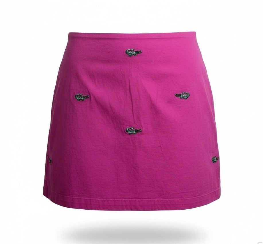 Lilypod Womens Pink Embroidered Skirt Casual Summer Wear Size 10
