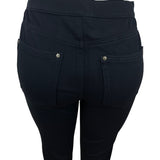 Belle Kim Gravel Belle Black Denim Skinny Jeans Womens Size 8