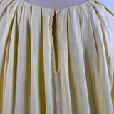 Ann Taylor Women's Yellow Blouse Relaxed Fit Pleated Scoop Neck Size L - New