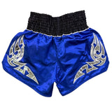 Anotherboxer Mens Blue Muay Thai Boxing Shorts Traditional Gym Wear Sz M