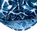 Lug Women’s Blue Nylon Quilted Abstract Pattern & Pockets Swing Crossbody Bag