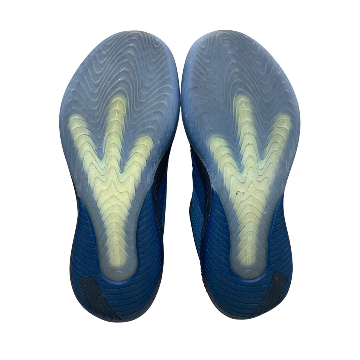 New Balance Unisex Blue & Yellow FuelCell 996 Wide Fit  Sneakers Size M10.5/W12