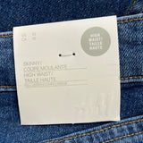 H&M Womens Cotton Stretch High-Waist Skinny Jeans Full-Length Size 10 / EUR 42