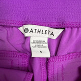 Athleta Womens Purple Stretch Vienna Slim Pants Size 4