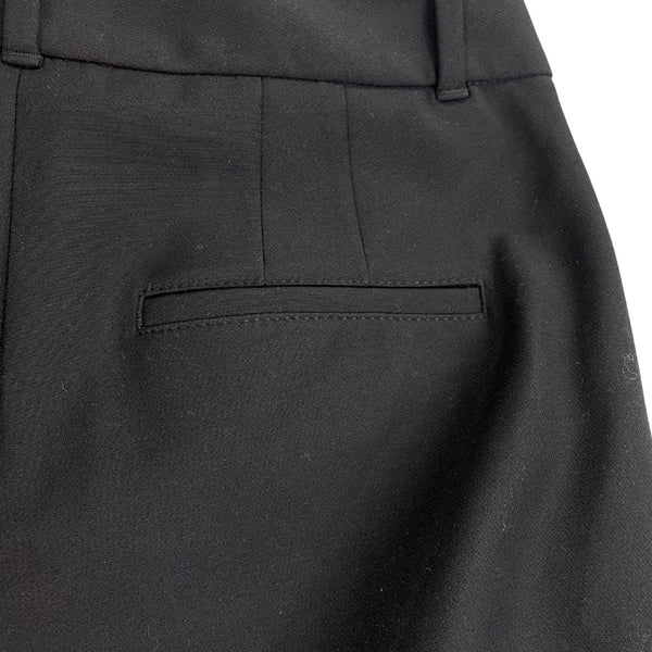White House Black Market Women Black Cotton/Polyester Slim Trousers Pants Size 6
