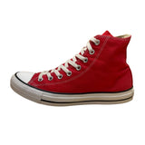 Converse Unisex Red Canvas High-Top Chuck Taylor All Star Sneakers Size 8M/10W