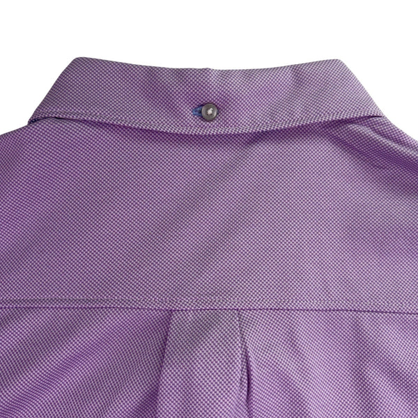 Tommy Bahama Men’s Solid Purple Short Sleeve Button-Up Shirt Sz XL