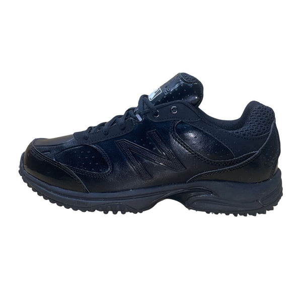 New Balance Men’s Black Lace-Up Breathable Baseball Cleats Size 9-4E Wide