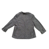Ulla Popken Womens Black/Grey Tweed Jacket Relaxed Fit Size 16/18