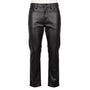 J.Crew Womens Black Faux Leather Pants Slim Fit Straight Leg Design Size 31