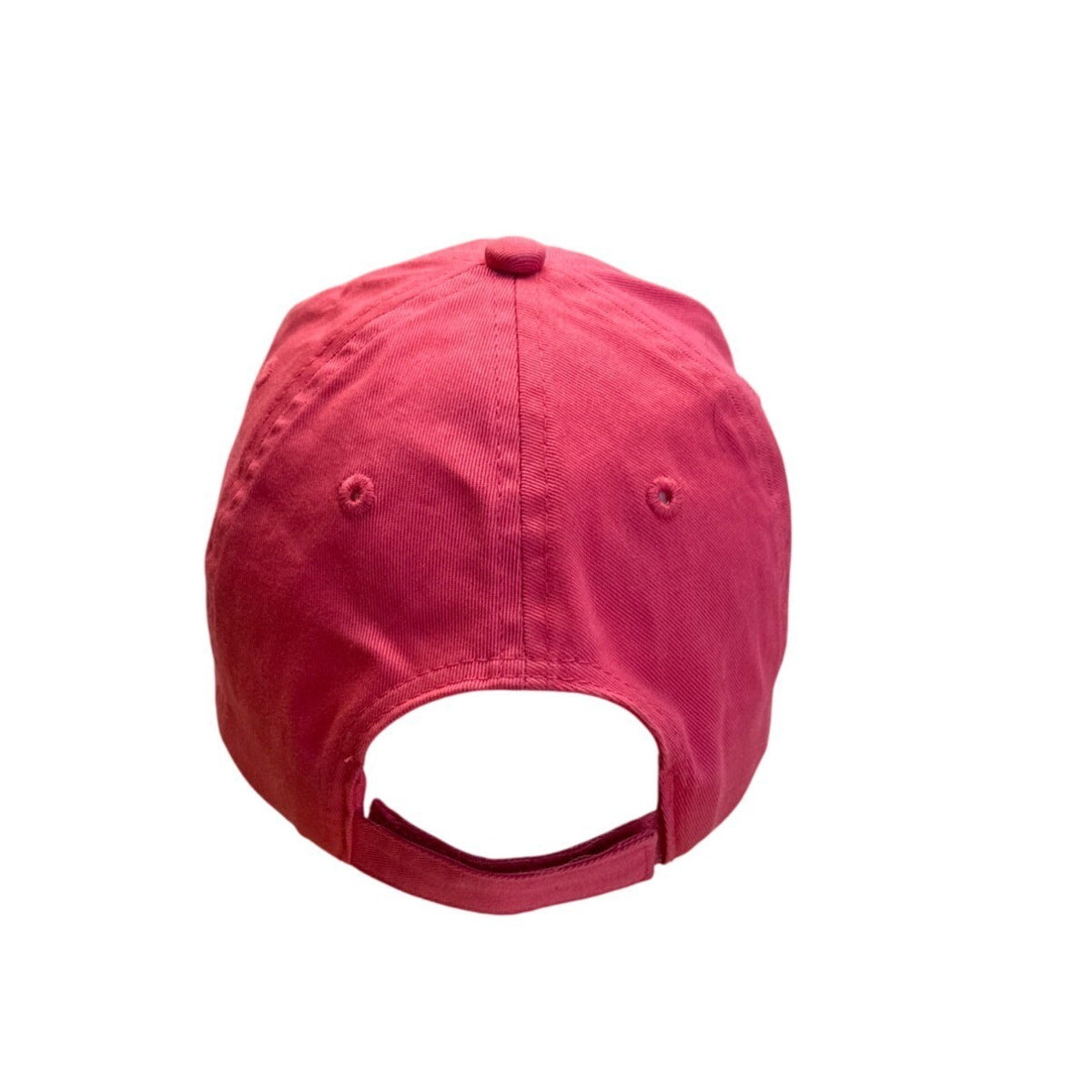 Disney Parks Minnie Mouse Youth Red Cap With Patterned Brim & Embroidered Design