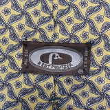 Bert Pullitzer  Yellow & Navy Silk Mens Patterned Tie By Beau Ties