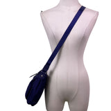 Baggallini Women’s Blue Nylon Adjustable Strap Multiple Pockets Crossbody Bag