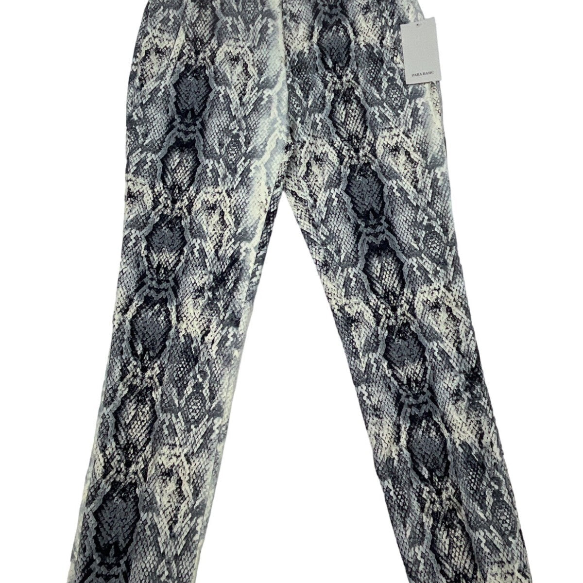 Zara Basic Womens Snake Print Skinny Pants Size S - New