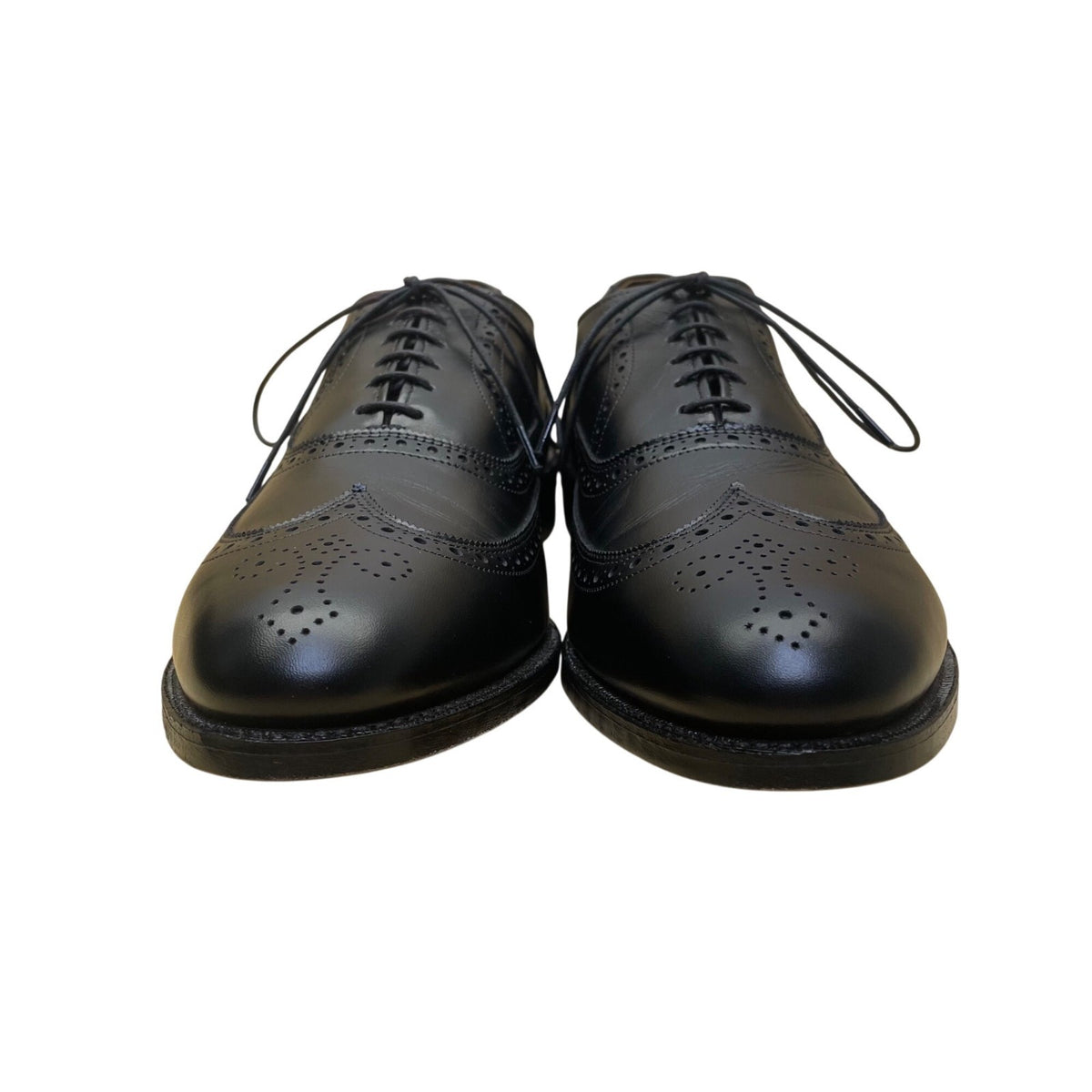 Allen Edmonds Men’s Black Leather Chester Wingtip Oxford Dress Shoes Size 11 B