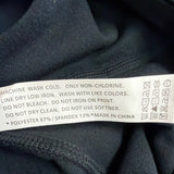 Ododos Womens Black Polyester/Spandex High-Waist Pocket Capri Leggings Size S -