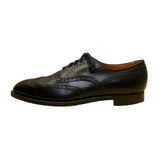 Brooks Brothers Men’s Black Leather Oxford Wingtip Dress Shoes Size 7.5