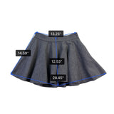 Zara Trafaluc Womens Gray Circle Skirt Classic Flared Design Size S