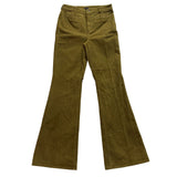 J.Crew Women’s Golden Corduroy Flare Jeans High Waist Size 29T - New