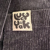 Lucy & Yak Womens Black Corduroy Overalls Adjustable Size UK 8R