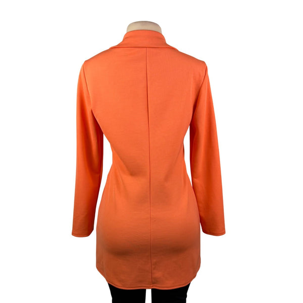 Asos Womens Orange Polyester Blazer Double Breasted Long Sleeve Size US 6