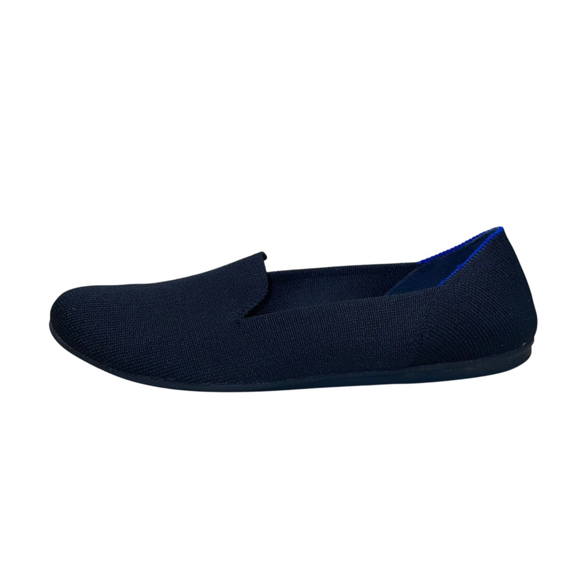 Rothys Women’s Black & Blue Knit Upper The Flats Slip-On Ballet Flats Size 5.5W