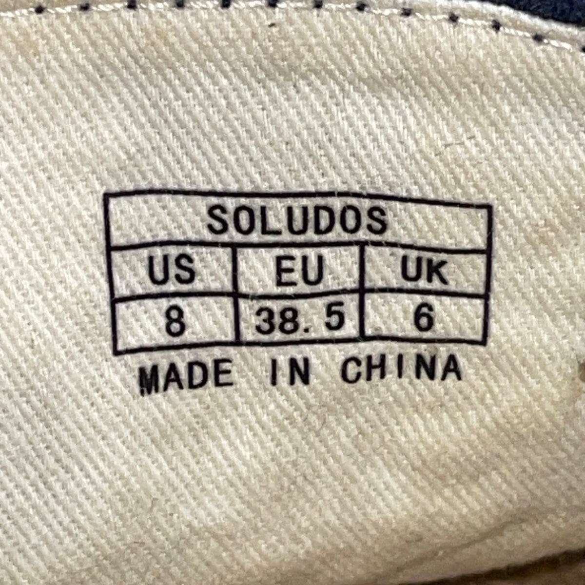 Soludos Women’s Blue Jute White Embroidery Slip-On Espadrilles Shoes Size 8