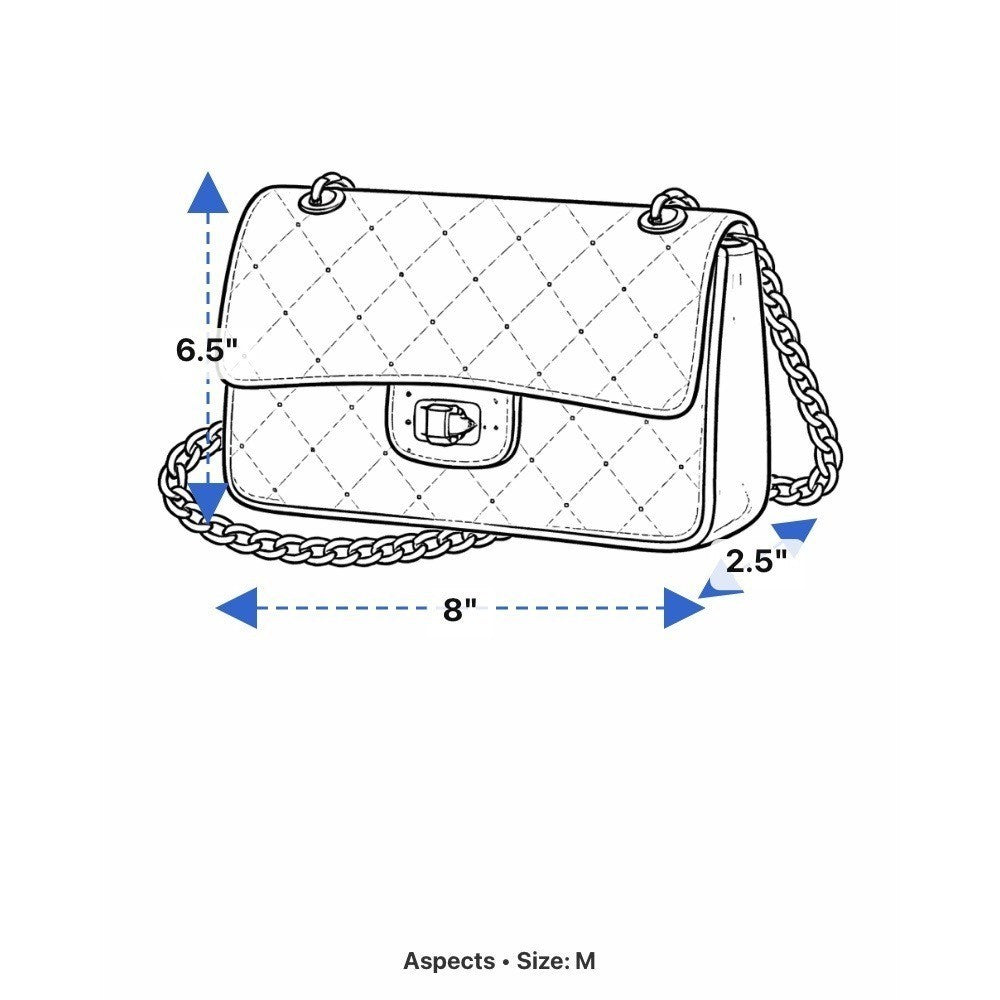 Aspects Women’s Beige Faux Snakeskin Classic Frame Crossbody Bag