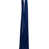 Y Saint Laurent Mens Navy Polyester/Silk Floral Pattern Classic Neck Tie