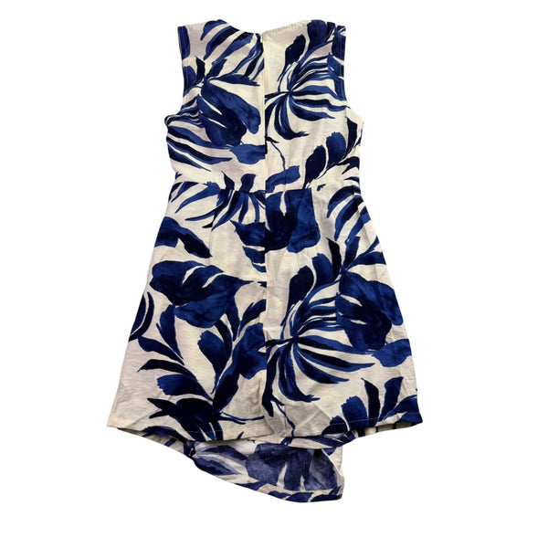 Cupshe Womens Blue & White Floral Sleeveless Dress Rayon Blend Size OS Casual We