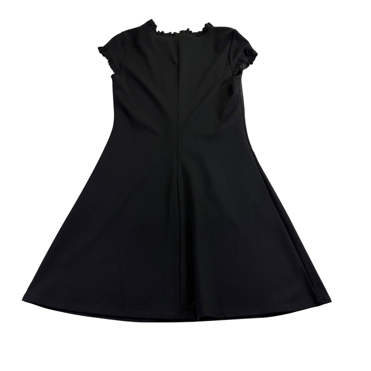 Isaac Mizrahi Womens Black Short Sleeve A-Line Dress Size S