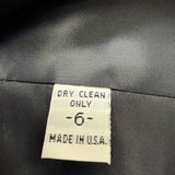 Jos. A. Bank Mens Navy Wool Double-Breasted Blazer Gold Buttons Size 6 Regular