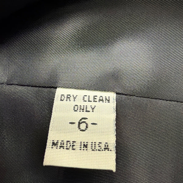 Jos. A. Bank Mens Navy Wool Double-Breasted Blazer Gold Buttons Size 6 Regular