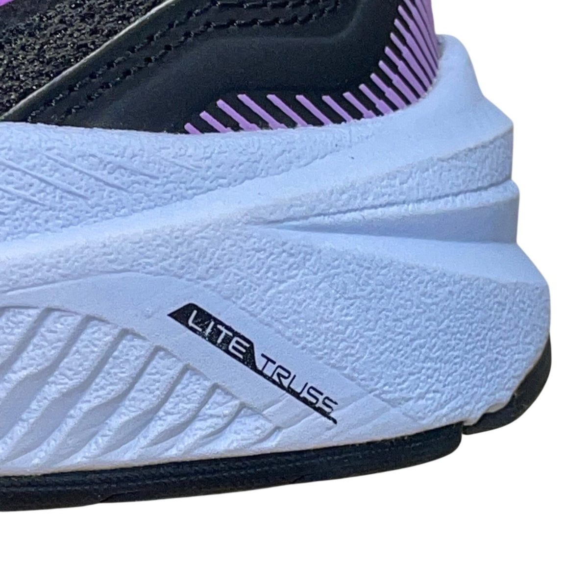 Asics Kids Graphite & Purple Lite Truss GT 1000 Series Running Shoes Size 4.5