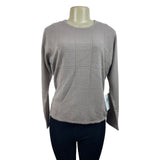 Designers Originals Women’s Beige Long Sleeve Shirt Sz M - NWT