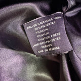Black Rivet Womens Black Double Breasted Belted Peacoat Warm Stylish Size 1X