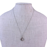 Sterling Silver Womens Moon Pendant Necklace Italian 925 Chain Minimalist Design