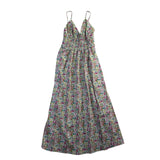 J.Crew Women Multicolor Cotton Maxi Sundress Floral Sleeveless Size 2