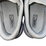 Puma Women’s Gray Suede Casual Lace-Up Deva Platform Sneakers Size 8