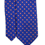 Vintage Brooks Brothers Blue Silk Floral Pattern Tie 58