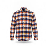 Gap Mens Multicolor Cotton Plaid Button-Front Flannel Shirt Long Sleeve Size M