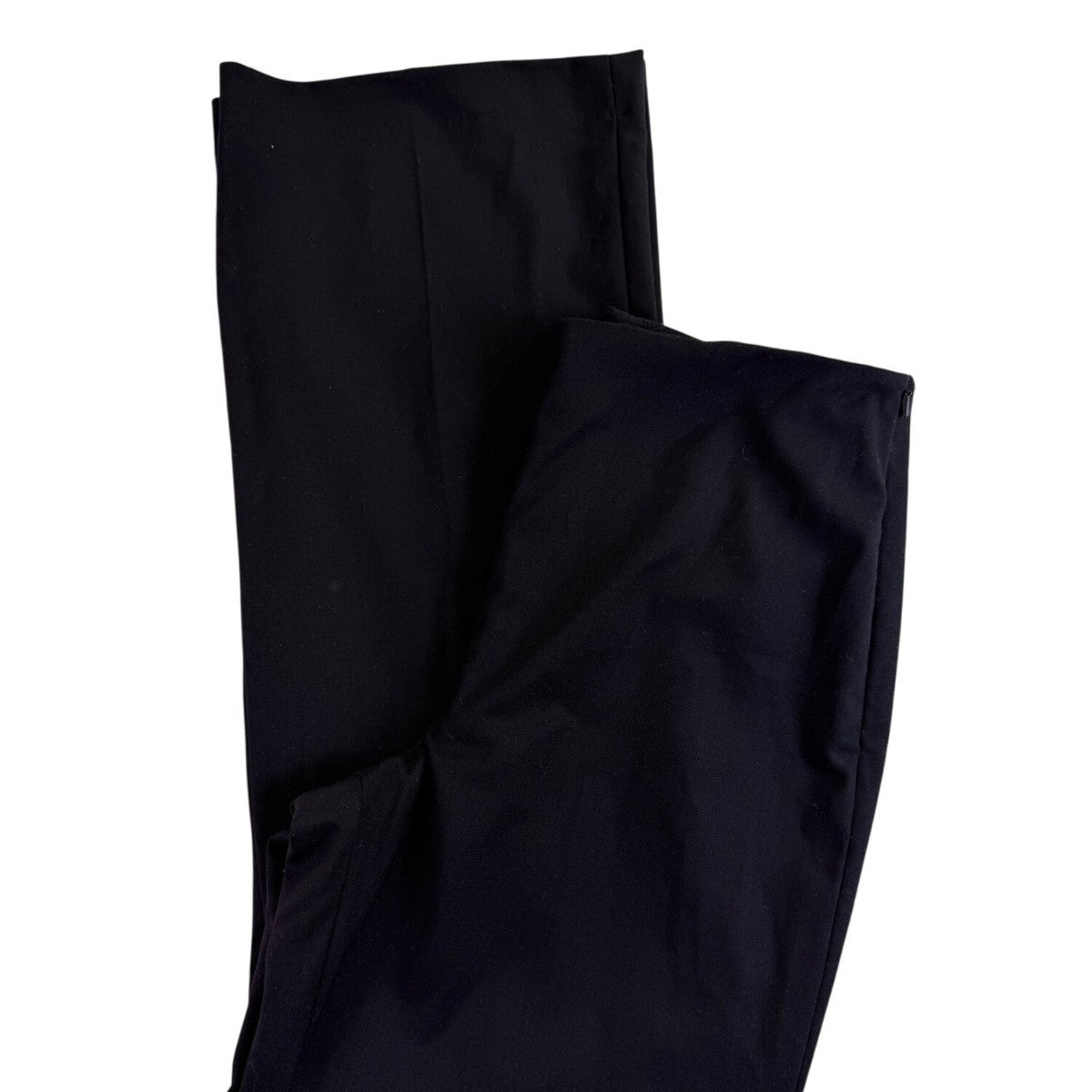 Talbots Womens Black Polyester/Rayon Straight-Leg Hollywood Pants Size 10