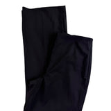 Talbots Womens Black Polyester/Rayon Straight-Leg Hollywood Pants Size 10