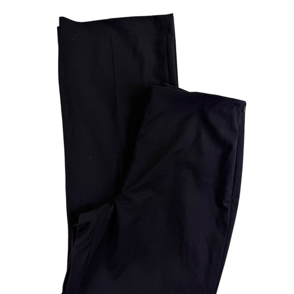 Talbots Womens Black Polyester/Rayon Straight-Leg Hollywood Pants Size 10