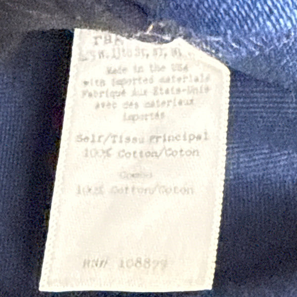 Rag & Bone Womens Blue Cotton Shorts Button Front High Waist Size 4