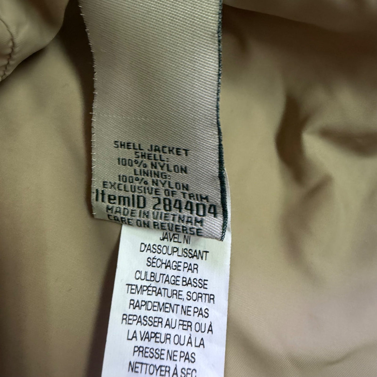 L.L.Bean Women’s Beige Trench Coat Belted Double-Breasted Petite Sz XL 