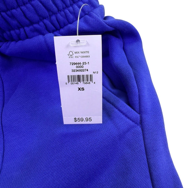Gap Womens Royal Blue Wide Leg Sweatpants Casual Elastic Waist Sz XS